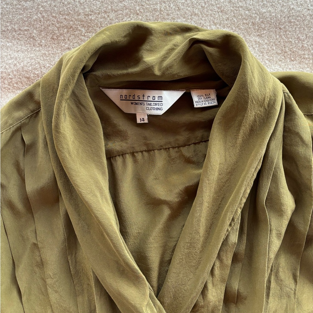 Vintage Nordstrom Silk Blouse - Picture 2 of 6
